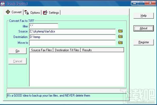 Batch fax2tif,批量转换成TIFF,转换成TIFF